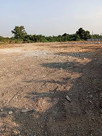 Land for rent area 1 rai 1 ngan 81 sq m. Samut Prakan contact 085-920-0396 