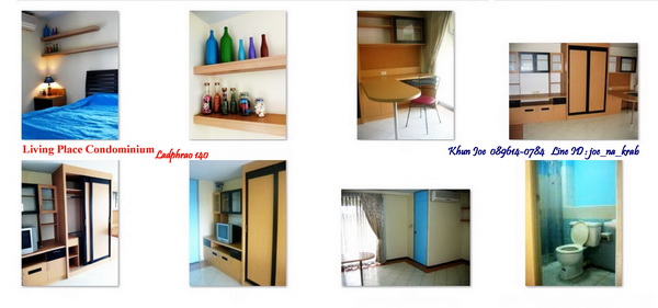 ให้เช่าห้องพักหรูที่ลิฟวิ่งเพลสคอนโด ปากซอยลาดพร้าว 140 ลดแล้วเหลือเพียงเดือนละ 4,500 บาทเท่านั้น 062