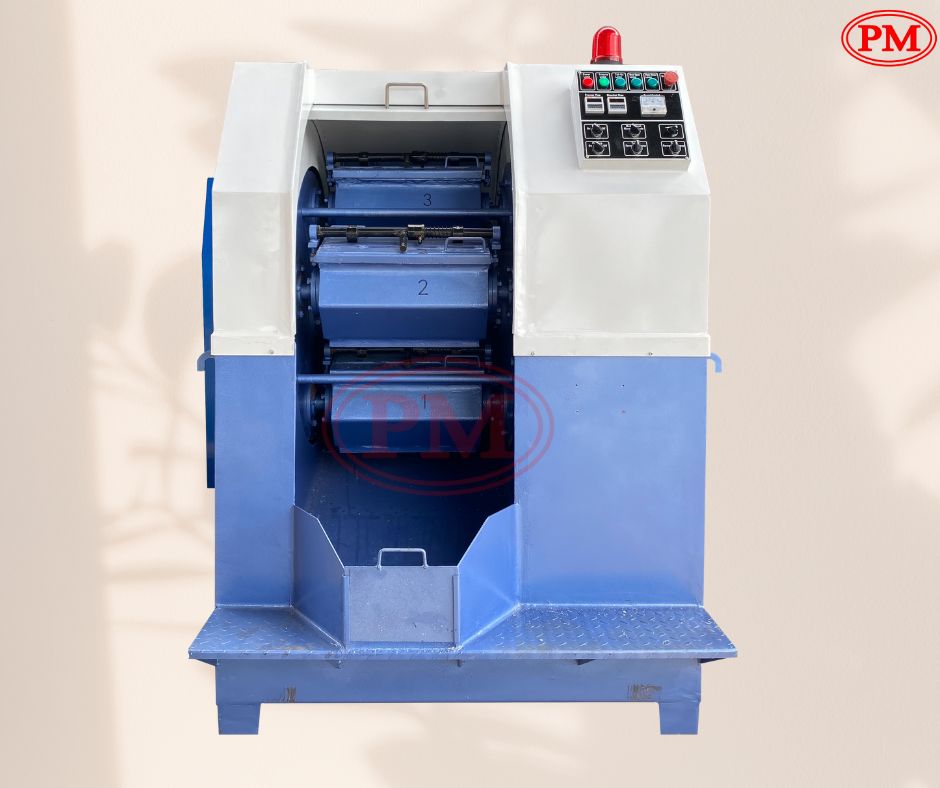  เครื่องขัดผิวโลหะแบบถังกลิ้งลูกรักบี้ /(ROTARY BARREL FINISHING MACHINE)