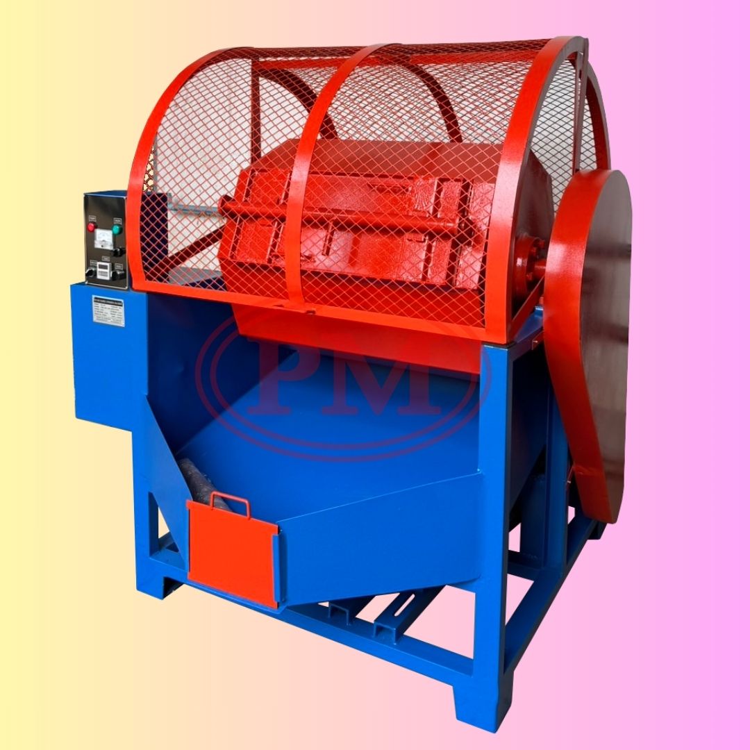  เครื่องขัดผิวโลหะแบบถังกลิ้งลูกรักบี้ /(ROTARY BARREL FINISHING MACHINE)