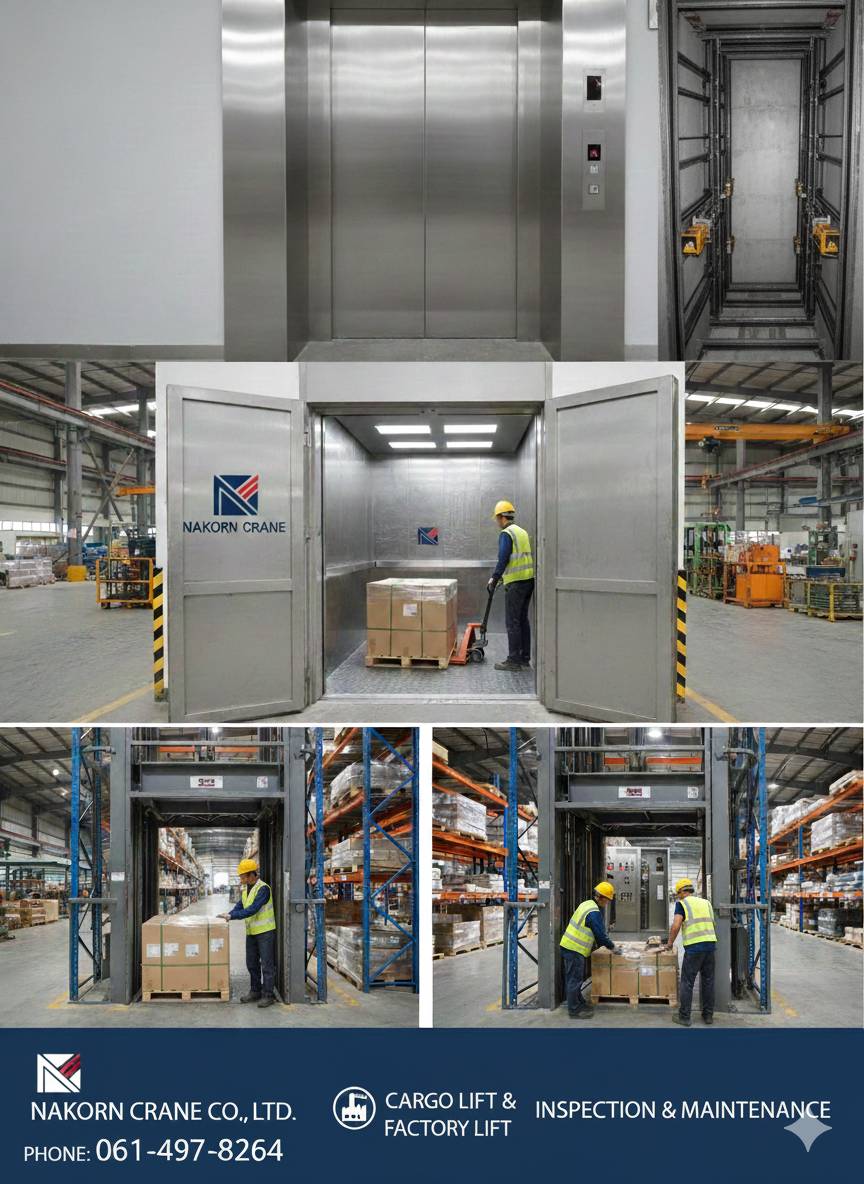 ออกแบบ ติดตั้ง ซ่อมบำรุงลิฟต์โดยสาร ลิฟต์ขนของ ลิฟต์ขนสินค้าในโรงงาน ครบวงจร