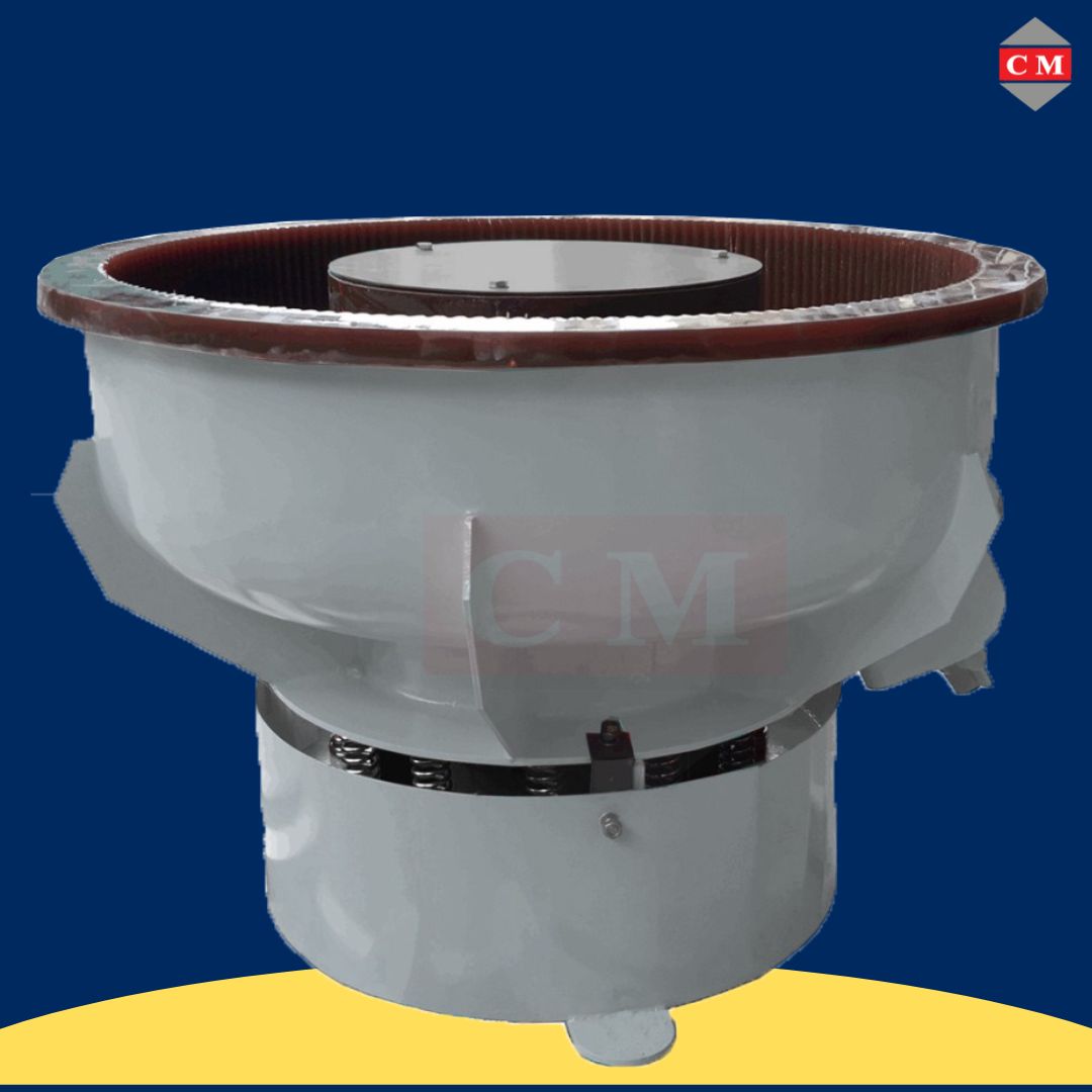 เครื่องขัดผิวโลหะแบบเขย่า แบบไม่มีสะพานแยกชิ้นงาน / Vibratory Finishing Machine