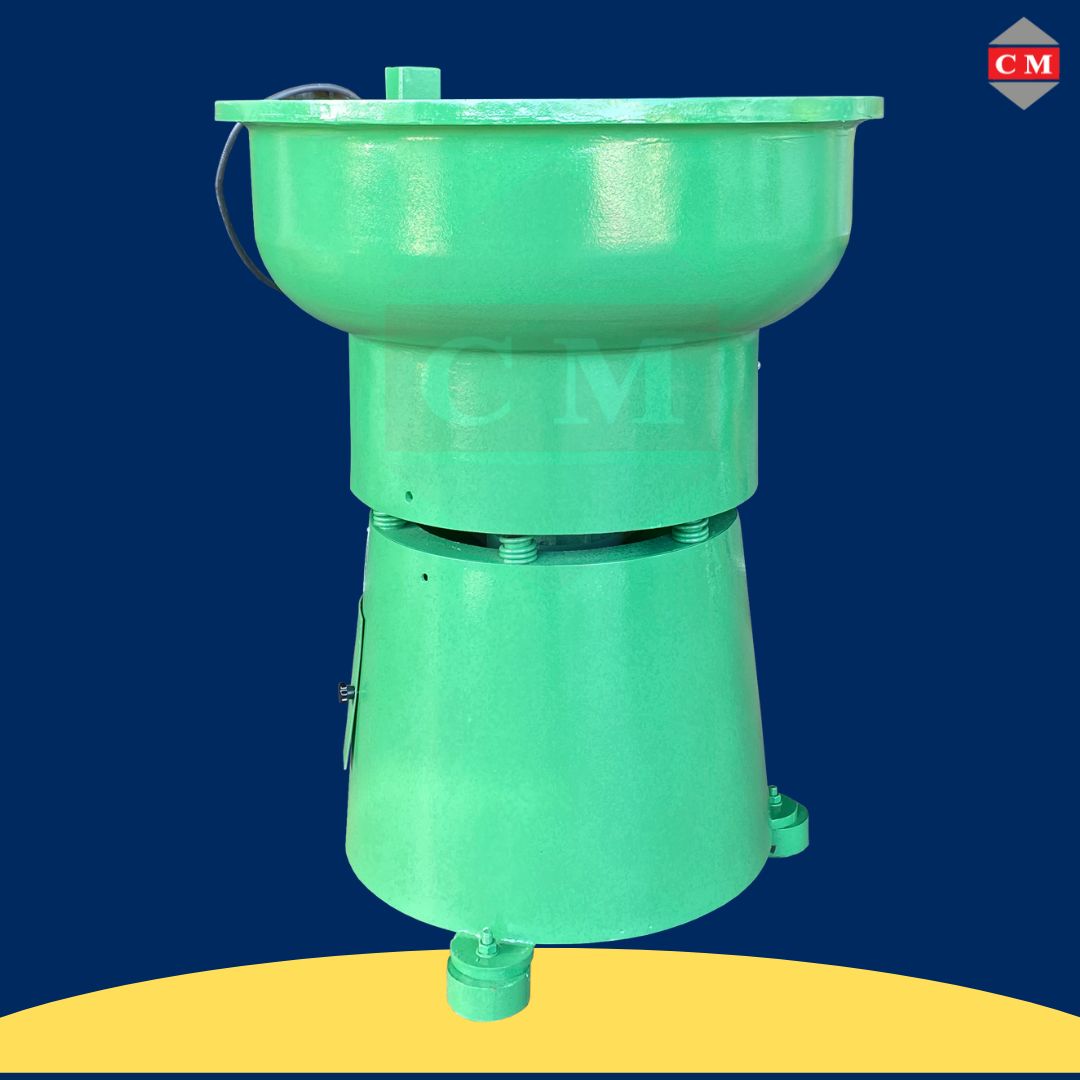 เครื่องขัดผิวโลหะแบบเขย่า แบบไม่มีสะพานแยกชิ้นงาน / Vibratory Finishing Machine
