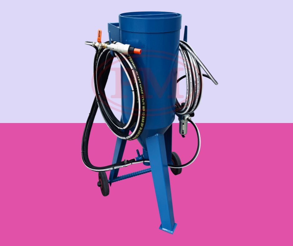 ถังพ่นทรายกลางแจ้ง ระบบ Suction ลอกผิว ลอกสนิม ทำความสะอาดแม่พิมพ์ ทรายพ่น