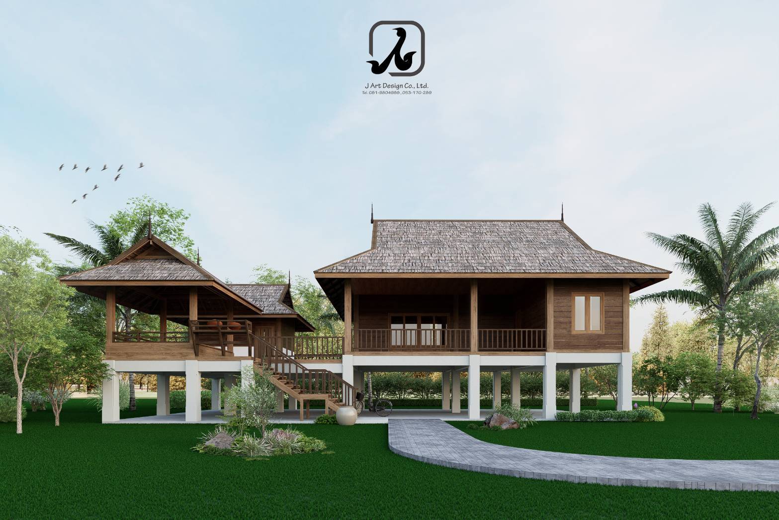 รับออกแบบบ้านตกแต่งภายในและรับเหมาก่อสร้างบ้าน เชียงราย