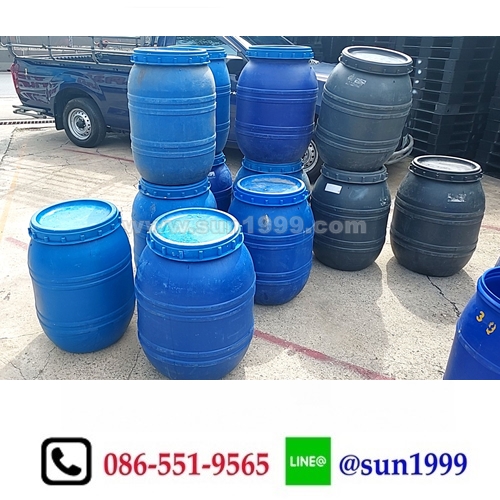 ถังพลาสติกมือสอง 100 ลิตร ฝาเกลียว