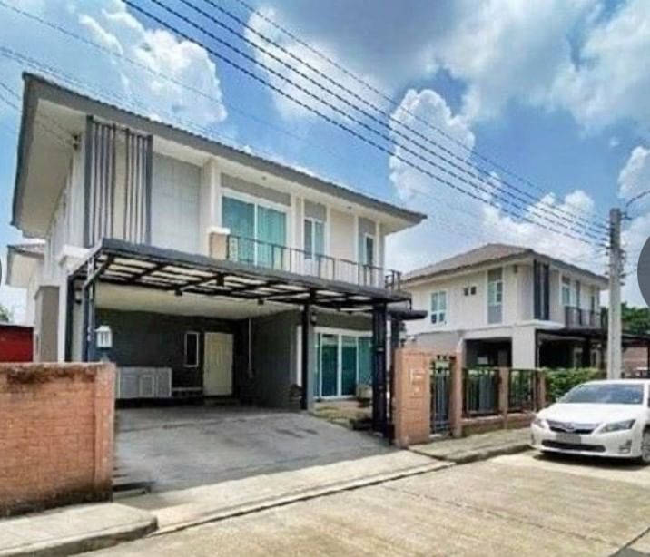 ให้เช่าบ้านเดี่ยว2 ชั้น  ภัสสรเพรจทิสลุกซ์ พัฒนาการ 38 เฟอร์นิเจอร์ครบ 3 ห้องนอน ย่านพัฒนาการ อ่อนนุช ศรีนครินทร์
