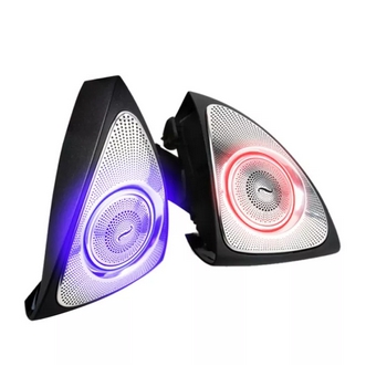 Car Interior 64 Colors Led Ambient Light 3D Rotary Tweeter Speaker Burmester For MercedesBenz W213 E Calss E200L E300LW2133D