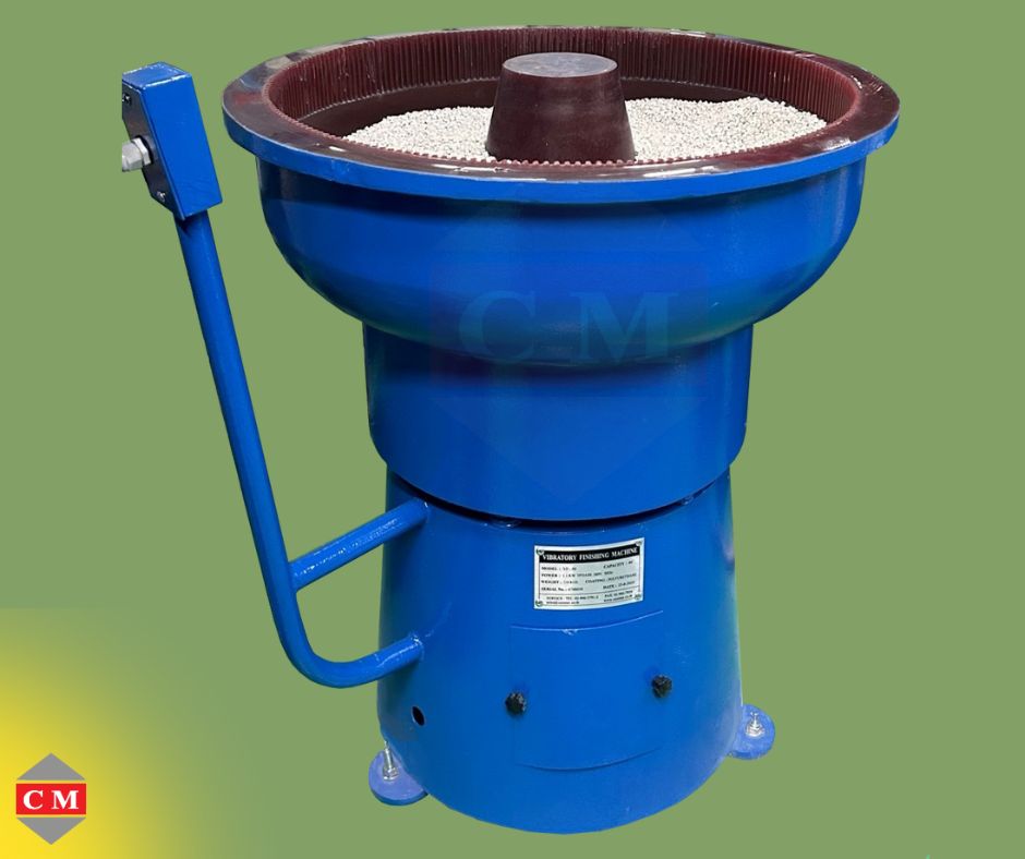 เครื่องขัดผิวโลหะแบบเขย่า แบบไม่มีสะพานแยกชิ้นงาน / Vibratory Finishing Machine
