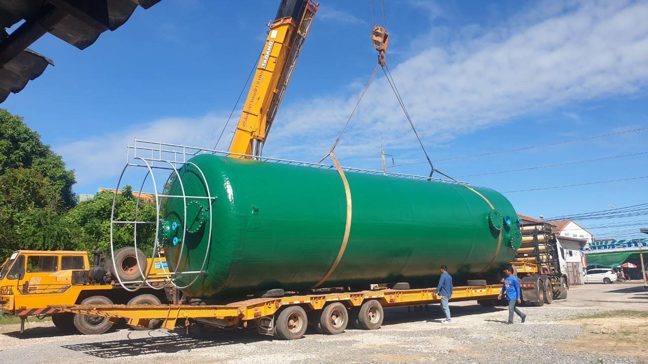  086-3771698 จำหน่าย ถัง scrubber, ไฟเบอร์กลาส มารตฐานISO ราคาถูก  