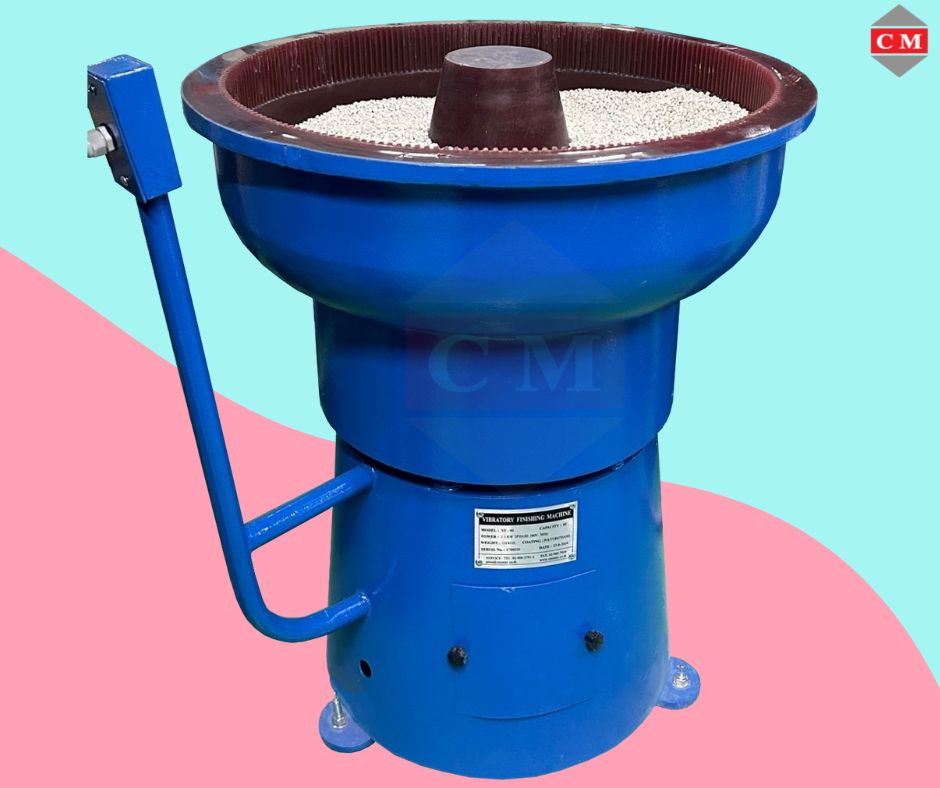 เครื่องขัดผิวโลหะแบบเขย่า แบบไม่มีสะพานแยกชิ้นงาน / Vibratory Finishing Machine