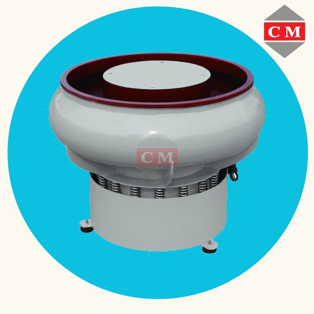 เครื่องขัดผิวโลหะแบบเขย่า แบบไม่มีสะพานแยกชิ้นงาน / Vibratory Finishing Machine