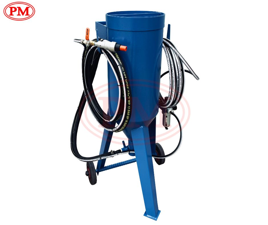  ถังพ่นทรายกลางแจ้ง ระบบ SUCTION / พ่นลอกผิวหยาบ ให้สะอาดและปรับสภาพพื้นผิว   