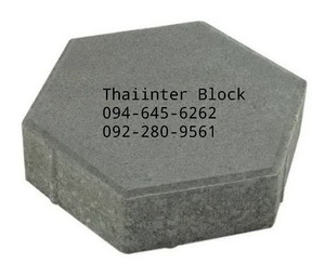 Thaiinter Block บล็อกตัวหนอน บล็อกปูพื้น แผ่นปูคอนกรีต แผ่นทางเท้า ราคาถูก 094-645-6262