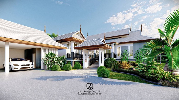 รับออกแบบบ้านและรับสร้างบ้าน บริการทั่วไทย