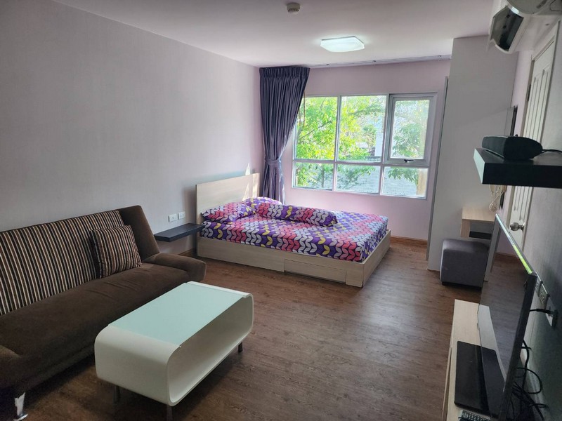 Aspire Sathorn - Taksin Brick Zoneน  สตูดิโอ ชั้น2 มีเครื่องซักผ้า  28.24 ตร.ม. ให้เช่า คอนโด 