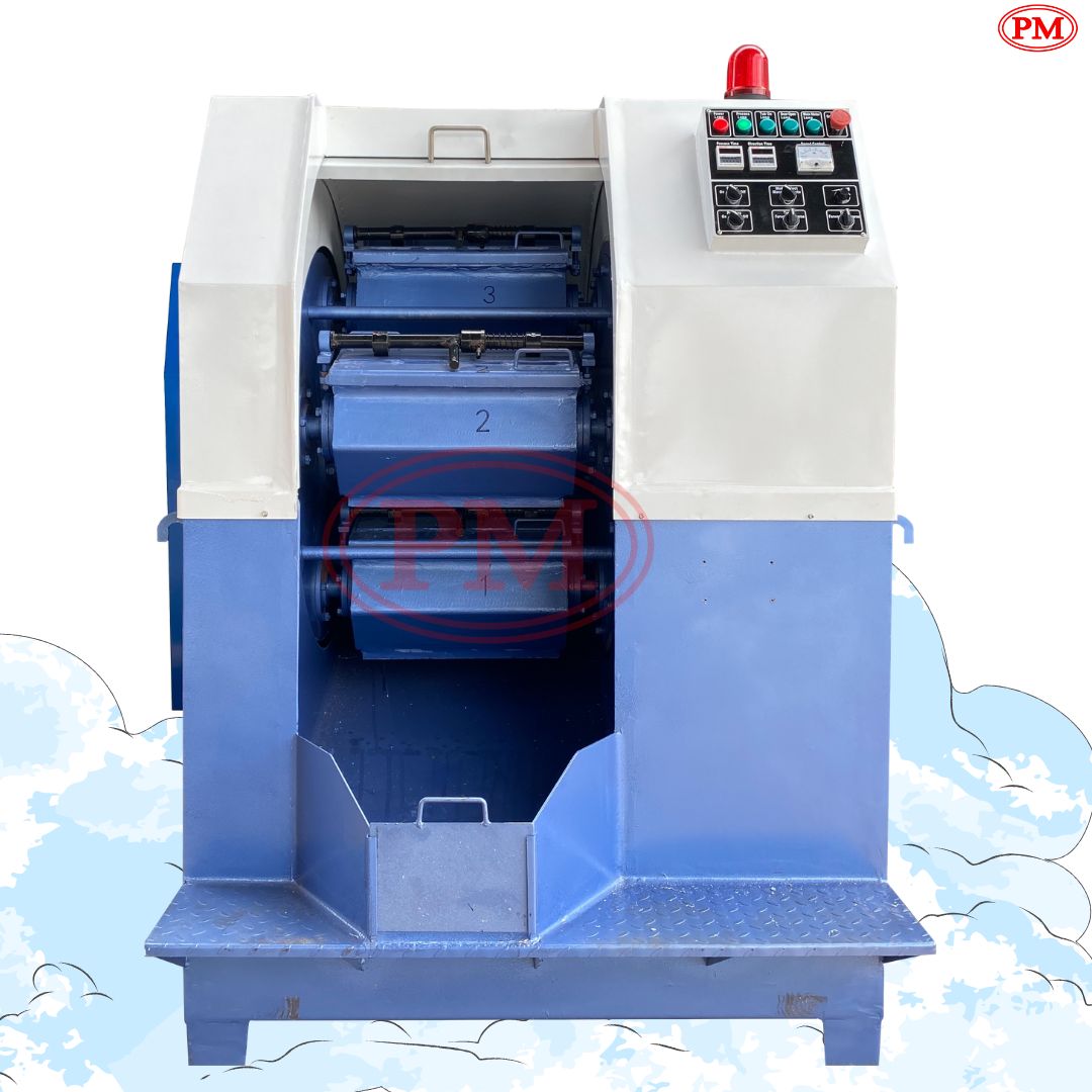 เครื่องขัดผิวโลหะแบบถังกลิ้ง /(ROTARY BARREL FINISHING MACHINE)