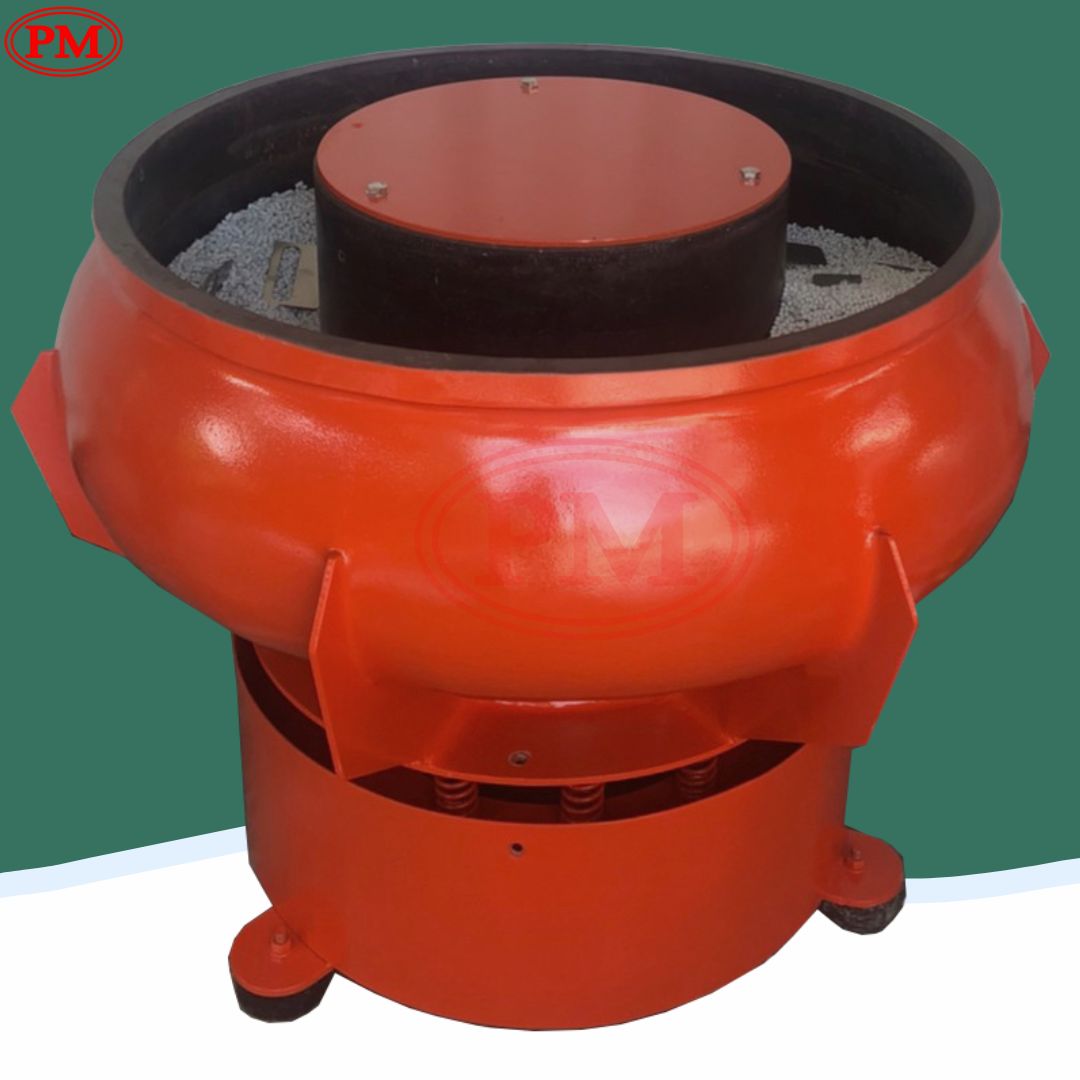 เครื่องขัดผิวโลหะแบบเขย่า (ไม่มีสะพานแยกชิ้นงาน)  /  Vibratory Finishing Machine