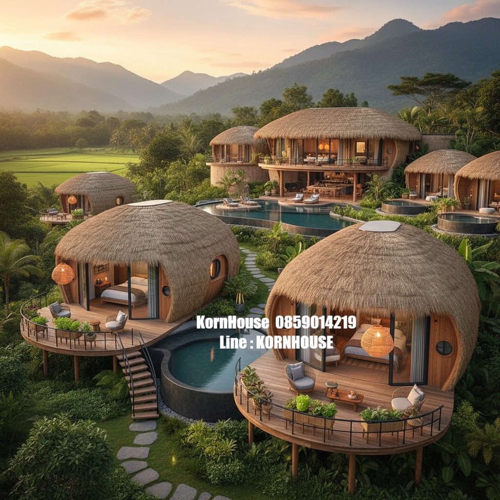 รับออกแบบโครงการรีสอร์ท