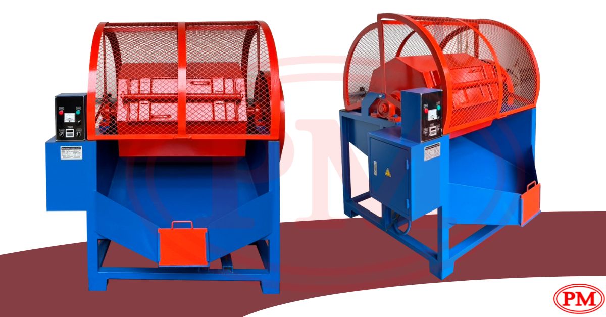    เครื่องขัดผิวโลหะแบบถังกลิ้ง ลูกรักบี้  หินขัด น้ำยากันสนิม  