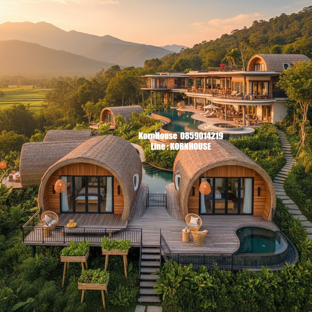 รับออกแบบเขียนแบบรีสอร์ทโดยทีมงานมืออาชีพ