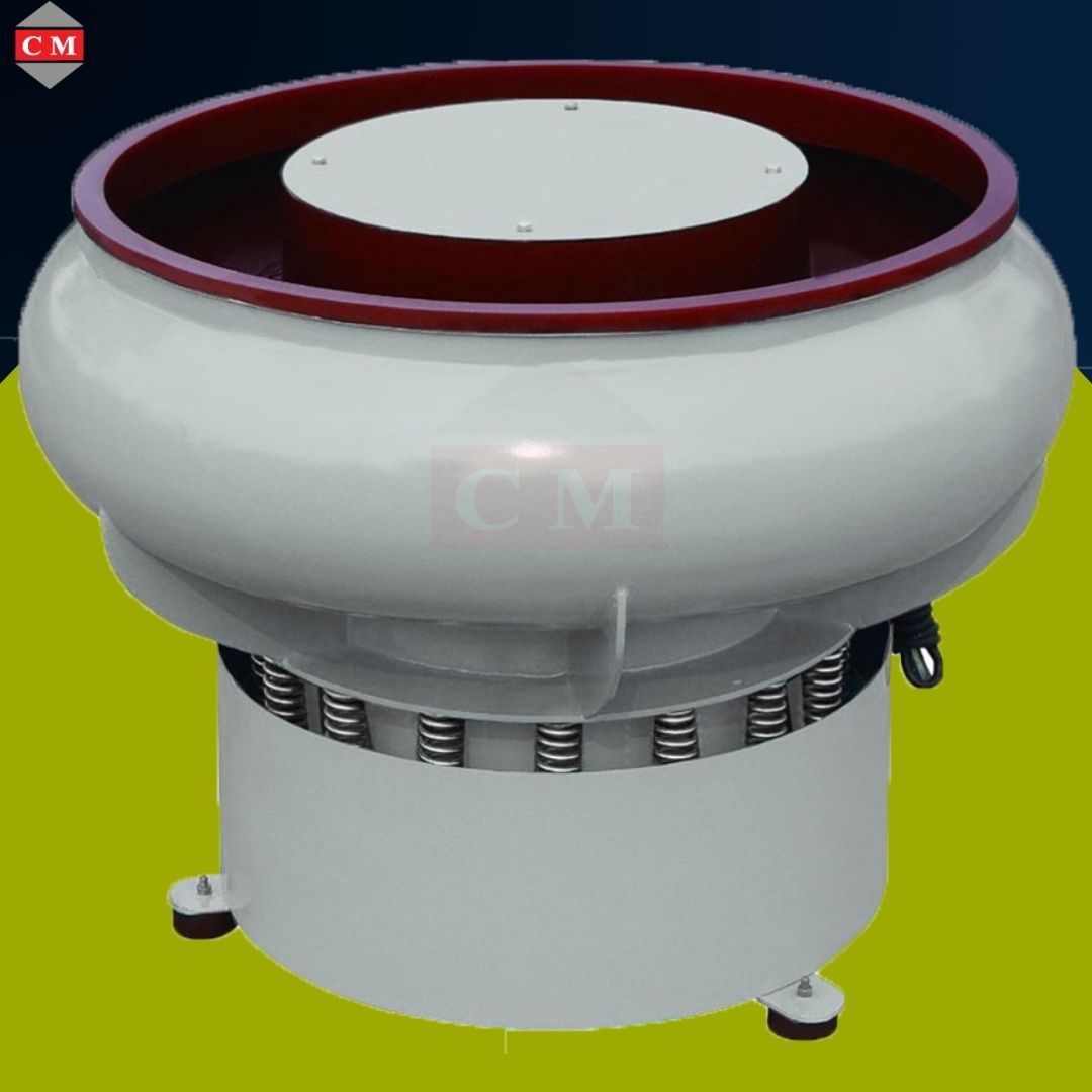 เครื่องขัดผิวโลหะแบบเขย่า แบบไม่มีสะพานแยกชิ้นงาน / Vibratory Finishing Machine