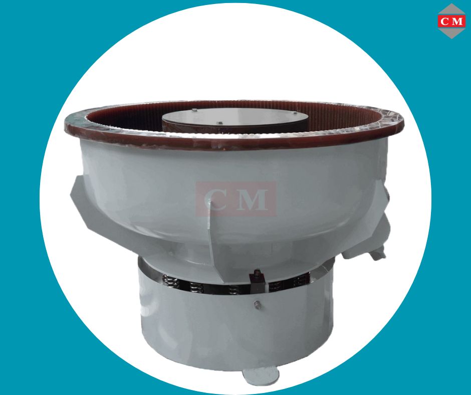 เครื่องขัดผิวโลหะแบบเขย่า แบบไม่มีสะพานแยกชิ้นงาน / Vibratory Finishing Machine