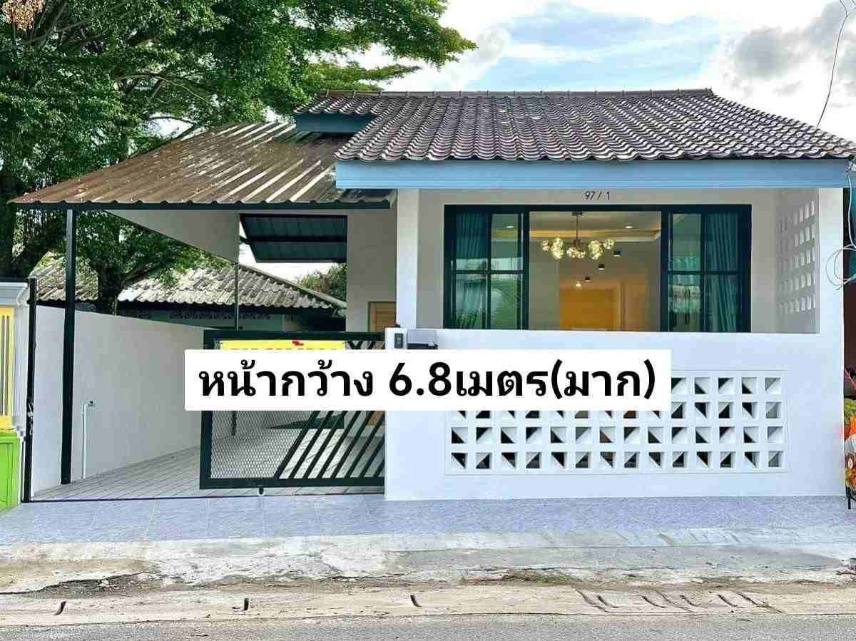 คู่มือซื้อขายบ้านหาดใหญ่ บ้านชั้นเดียวใหม่ 34ตรว.(เยอะ)2นอน 2น้ำ หลังบ้านเปิดได้ ติดโรงเรียนโคกเมา หาดใหญ่ ขาย2.19ล้านบาท