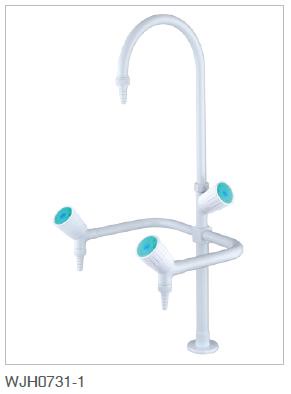 ก๊อกน้ำห้องปฏิบัติการ 3 ทางแบบมือหมุน THREE WAY ASSAY FAUCET