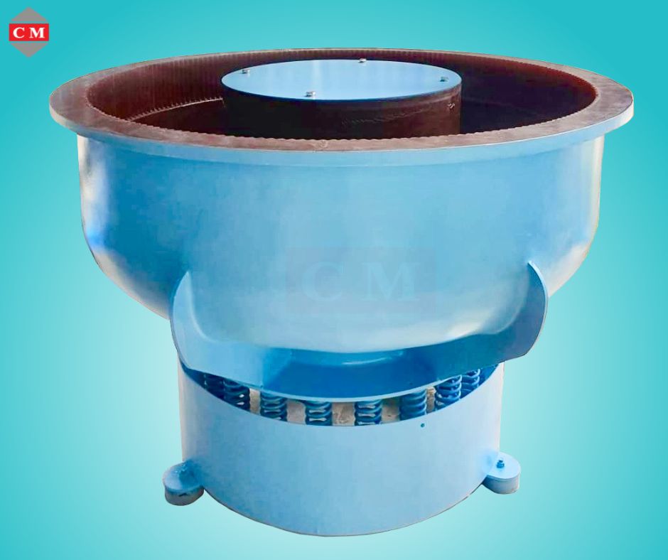 เครื่องขัดผิวโลหะแบบเขย่า แบบไม่มีสะพานแยกชิ้นงาน / Vibratory Finishing Machine