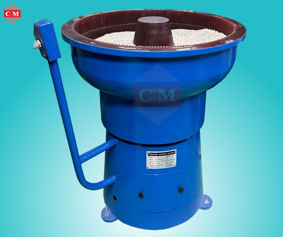 เครื่องขัดผิวโลหะแบบเขย่า แบบไม่มีสะพานแยกชิ้นงาน / Vibratory Finishing Machine